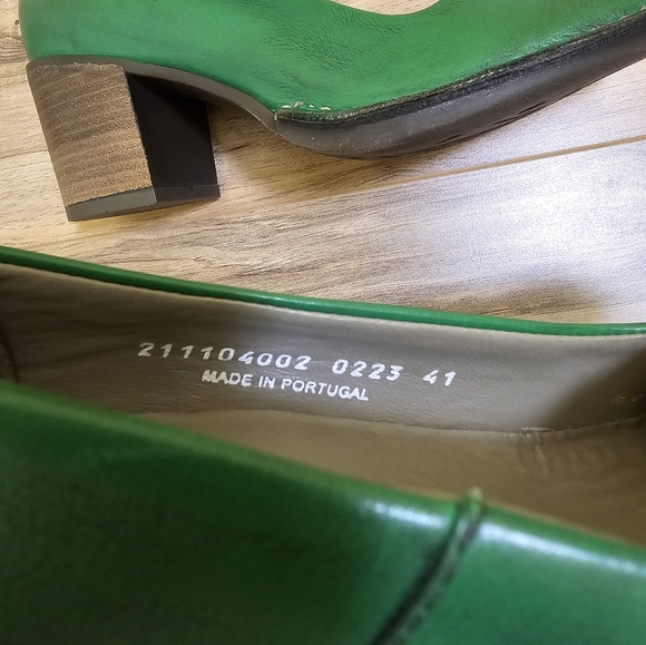 New Fly London Bery104fly Pumps, green, size US 10 - Picture 10 of 17